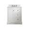 James Martin Vanities De Soto 30in Single Vanity, Bright White w/ 3 CM Ethereal Noctis Quartz Top 825-V30-BW-3ENC - alternate 1